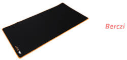 Baracuda W029916 WALRUS-XL, BGMP-11 fekete/narancs szegély gamer szövet egérpad 800x400mm (BGMP-11) - berczitech