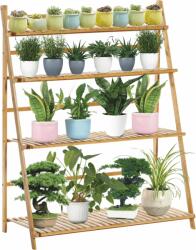 TEMPO KONDELA Összecsukható állvány, bambusz, NEPEL TYP 2 + ajándék - kondela