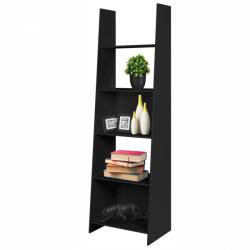 TEMPO KONDELA Könyvespolc, fekete, DEKATO