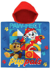Paw Patrol, Mancs Őrjárat Paw-fect strand törölköző poncsó 60x120 cm (EWA19924PW)