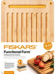 Fiskars 1057550 Bambusz vágódeszka készlet