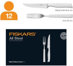 Fiskars All Steel steak evőeszköz készlet (24 részes) (1027505) - webkazan