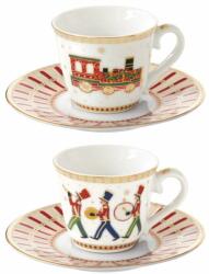 Easy Life Karácsonyi porcelán eszpresszó csésze szett - 80ml - Polar Express