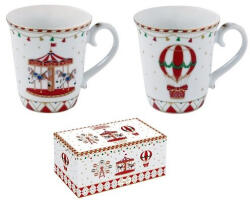 Easy Life Porcelán Bögreszett 275ml, 2 Db-os, Dobozban, Christmas Wonderland