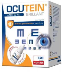 Ocutein Brilliant Lutein 22 mg - 120 kapszula + Sensitive Care Nedvesítő Szemcsepp 15 ml