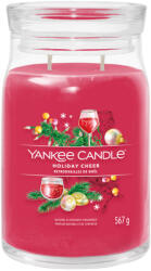 Yankee Candle Holiday Cheer Signature Nagy Üveggyertya