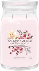 Yankee Candle Pink Cherry & Vanilla Signature Nagy Üveggyertya