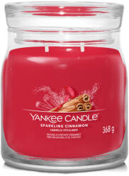Yankee Candle Sparkling Cinnamon Signature Közepes Üveggyertya