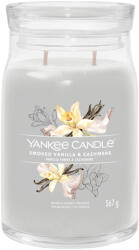 Yankee Candle Smoked Vanilla & Cashmere Signature Nagy Üveggyertya