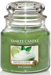 Yankee Candle Vanilla Lime Klasszikus Közepes Üveggyertya