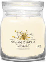 Yankee Candle Twinkling Lights Signature Közepes Üveggyertya