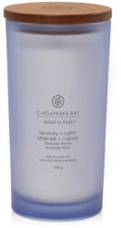 Chesapeake Bay Serenity + Calm Lavender Thyme Nagy Üveggyertya