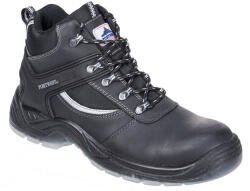Portwest Steelite Mustang Munkavédelmi Bakancs - S3, 42, Fekete (FW69BKR42)