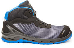 Portwest Base i-Cyber Fluo Bakancs - S1P, ESD, SRC, 42, Fekete/Kék