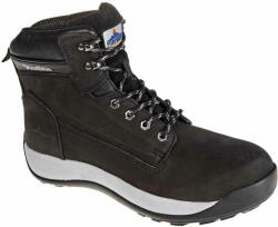 Portwest FW32 Steelite Constructo Nubuck Munkavédelmi Bakancs S3 HRO - 41, Fekete