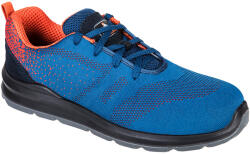 Portwest Steelite Aire Trainer Munkavédelmi Cipő - 42, S1P, Kék / Narancs