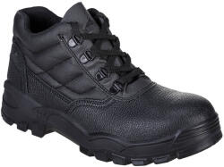Portwest Steelite Munkavédelmi Bakancs - S1P, 48, Fekete (FW10BKR48)