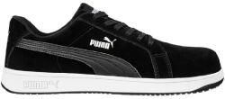 PUMA Iconic Low S1PL ESD FO HRO SR munkavédelmi cipő (fekete, 37) (PUM-640010-37)