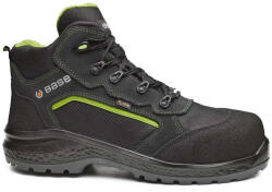 Base Protection Be-Powerful Top Munkavédelmi Bakancs S3 - 44, Fekete/Zöld