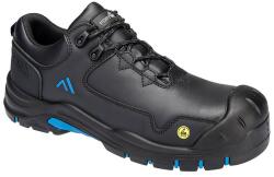 Portwest Apex S3S ESD HRO SR SC FO munkavédelmi cipő (fekete/kék, 47) (FC19BKB47)