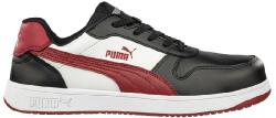 PUMA Frontcourt Low S3L ESD FO HRO SR munkavédelmi cipő (fekete/fehér, 47) (PUM-640200-47)