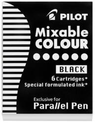 Pilot Töltőtoll patron, PILOT "Parallel Pen", fekete (IC-P3-S6-B)