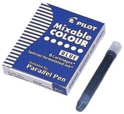 Pilot Töltőtoll tintapatron Pilot Parallel Pen 6 db/doboz, kék (IC-P3-S6-L)