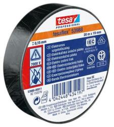 TESA Szigetelőszalag - 19 mm x 20 m, Fekete (53988-00011-00)
