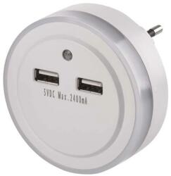 EMOS LED éjjeli lámpa P3313 aljzathoz 2 x USB-vel
