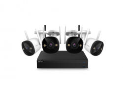Dahua Vezeték nélküli CCTV NVR kültéri Pro szett (KIT/NVR1104HS-W-S2/4-F22FE) (KIT/NVR1104HS-W-S2/4-F22FE)