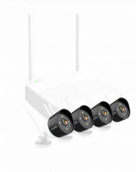 Tenda K4W-3TC 4 NVR és kamera szett