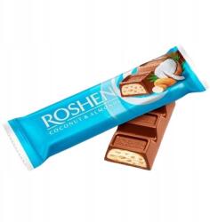 ROSHEN Kókuszszelet Mandulával 29g Tejcsokoládé Karamell töltelékkel (4823077639432)