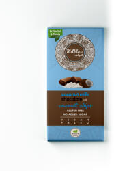 Dia-Wellness - Health Market Milkless Delight Kókusztejes csokoládé kókuszchipsszel 80g - delfinbuvar