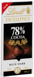 Lindt excellence 78% cocoa étcsokoládé lnex1038 100g