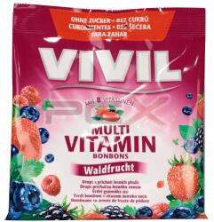 VIVIL Cukorka Erdei Gyümölcs Multivitamin 60g
