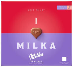 Milka Csokoládé MILKA ILoveMilka mogyorókrémes 110 g - papir-bolt