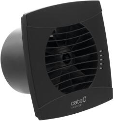 CATA Cata, UC-10 TH fürdőszobai ventilátor axiál automatával, 8W, cső 100mm, fekete, 01202200 (01202200)