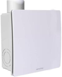 Aerauliqa QXD-80HT szellőztető ventilátor utószellőztető és páraérzékelő funkcióval - WC csésze elszívásához