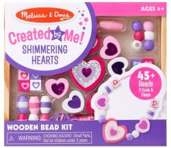Melissa & Doug Ragyogó Szívek Fa Gyöngyszett
