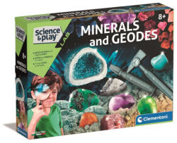 Clementoni Science & Play Kristályok és Geodák Tudományos Játék Szett