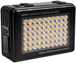 Litra 48994 Hordozható Stúdiólámpa 30 m-ig Vízálló Ütésálló 1200 Lumen Fekete (48994)