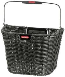 KLICKfix Fonott kormánykosár STRUCTURA Retro black
