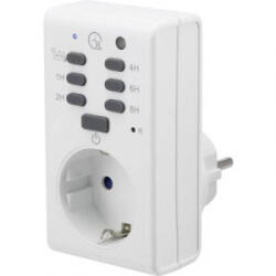 Renkforce Digitális napi kapcsolóóra dugaljjal, visszaszámláló funkcióval, 1800 W, IP20, Renkforce 1289333