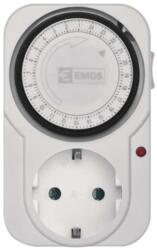 EMOS Mechanikus időkapcsoló 1GD/2A IP20 (P5522) - lumtech