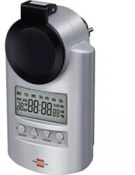 Brennenstuhl Kültéri digitális heti időkapcsoló óra konnektorba, 3680W, 20 program, IP44, Brennenstuhl 1507490