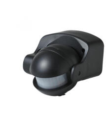 GAO 0687H kültéri PIR mozgásérzékelő, max. 1000 W, 12 m érzékelés, IP44, fekete (0687H)