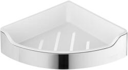 SAPHO Aqualine - Sarok zuhanypolc SAMBA 21, 8x30 cm fényezett króm SH0128 (SH0128)