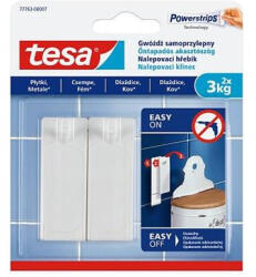 tesa Akasztószög, öntapadó, TESA " Powerstrips®" , sima felületre