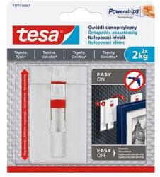 tesa Akasztószög, öntapadó, állítható, TESA "Powerstrips®", érzékeny felületre, 2db/bliszt (77777-00007-00) - nyomtassingyen