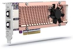 QNAP 2x10GbE + 2x M. 2 PCIe Gen 4 NVMe SSD foglalat (QM2-2P410G2T)